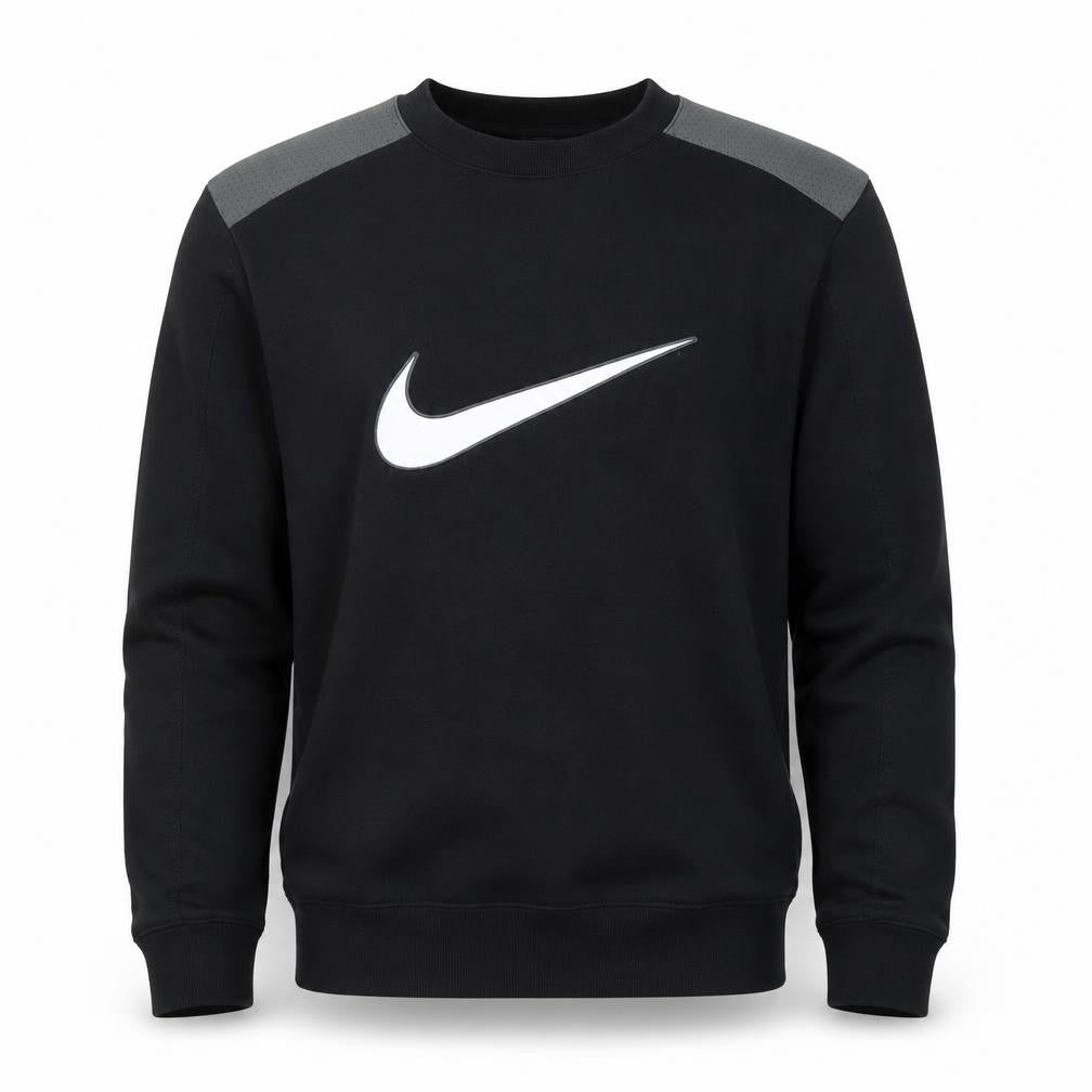 Nike Men's Black XS Crew Neck Pullover Sweatshirt with Logo