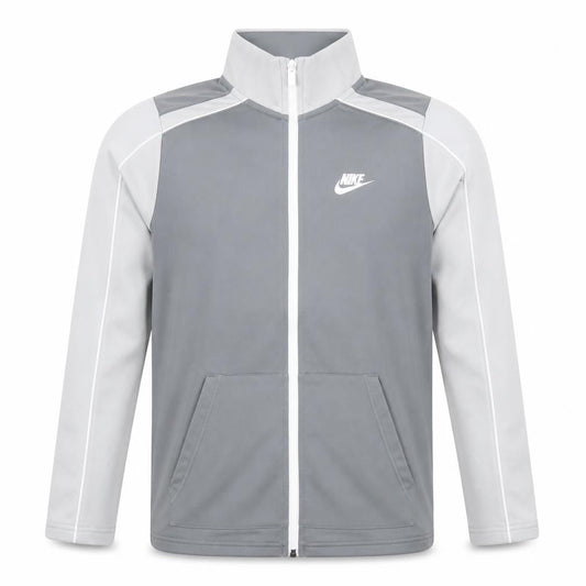Nike Boys Grey Full Zip Hoodie Jacket XL 158-170cm Polyester Blend