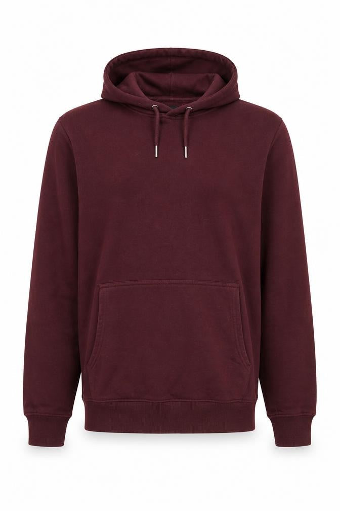 New Look Men’s Red Pullover Hoodie Size S Regular Fit Fleece