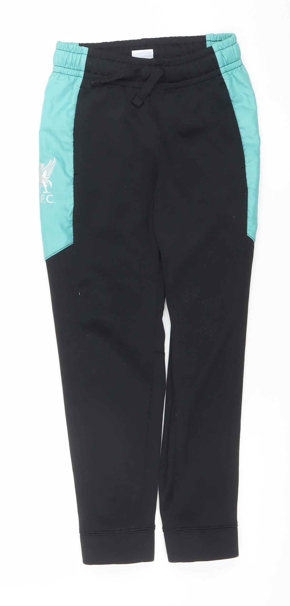 Nike Boys Black Jogger Activewear Trousers Size 8-9 Years Football Pants