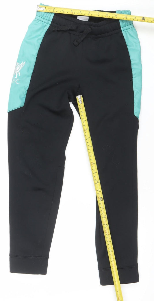 Nike Boys Black Jogger Activewear Trousers Size 8-9 Years Football Pants