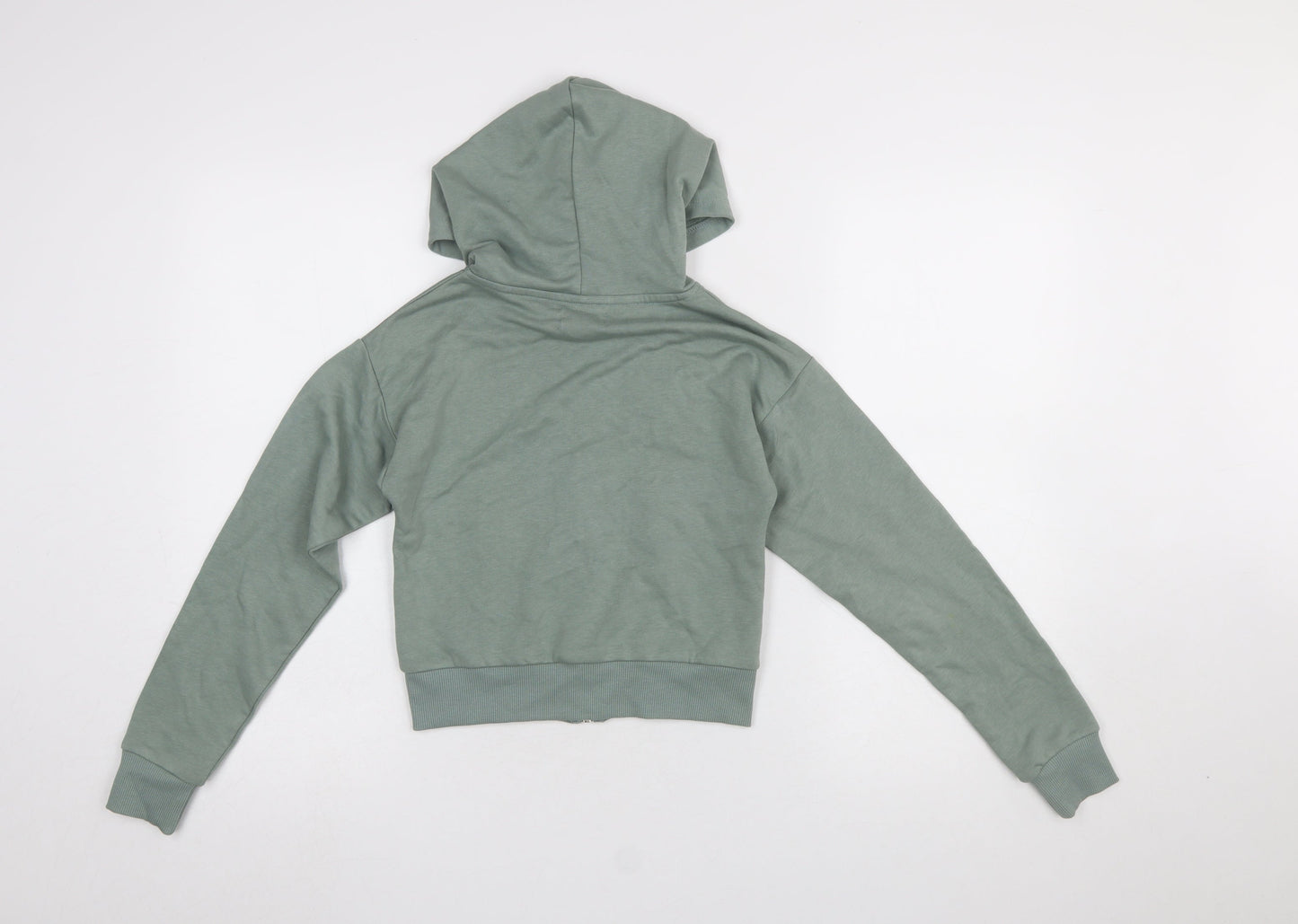 Pineapple Girls Green Full Zip Hoodie 9-10 Years Dance Studio Logo Top