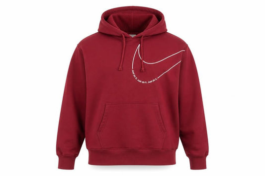Nike Men's Red Therma-Fit Pullover Hoodie Size M Sportswear