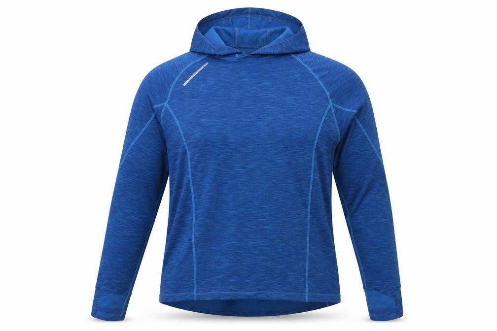Skechers Performance Blue Polyester Hooded Pullover Hoodie Womens M