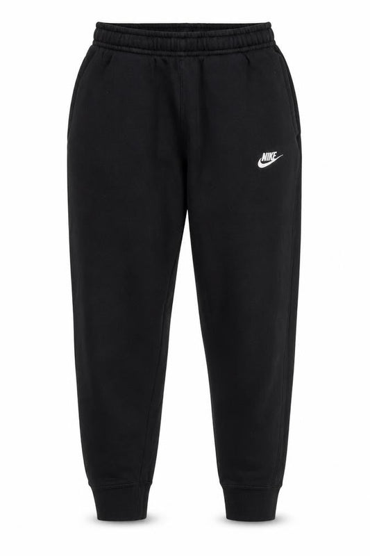 Nike Women's Black Jogger Trousers Size S Fleece Cotton Blend