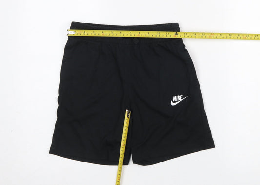Nike Boys Black Athletic Jersey Shorts M 137-147cm Gym & Training