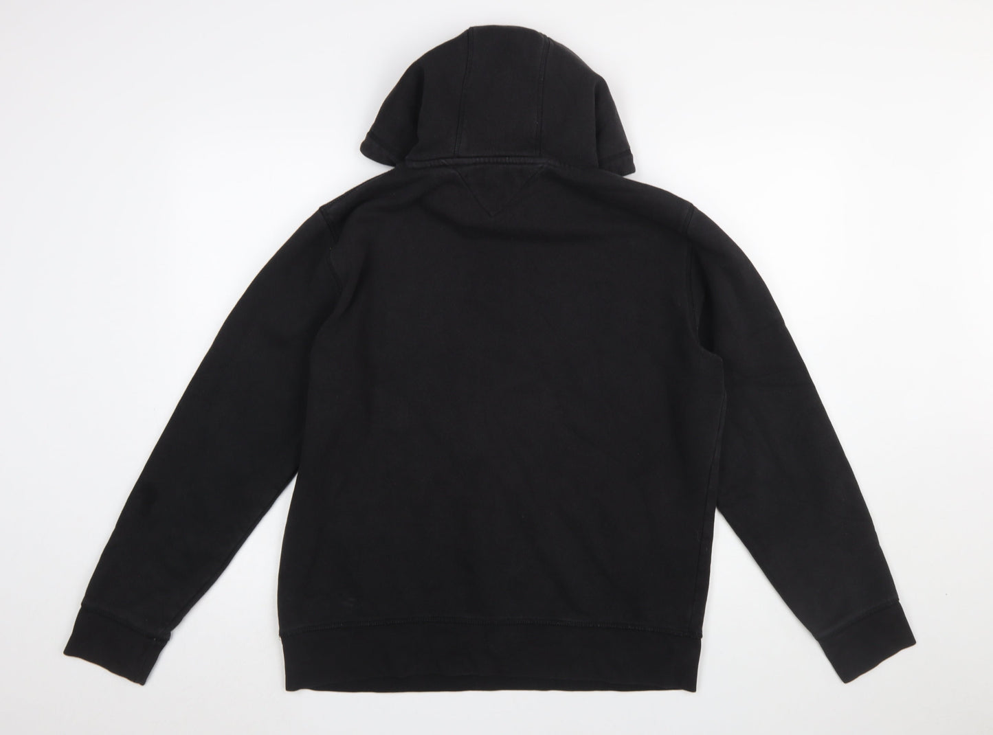 Tommy Hilfiger Men's Black XL Pullover Hoodie Fleece Sweatshirt