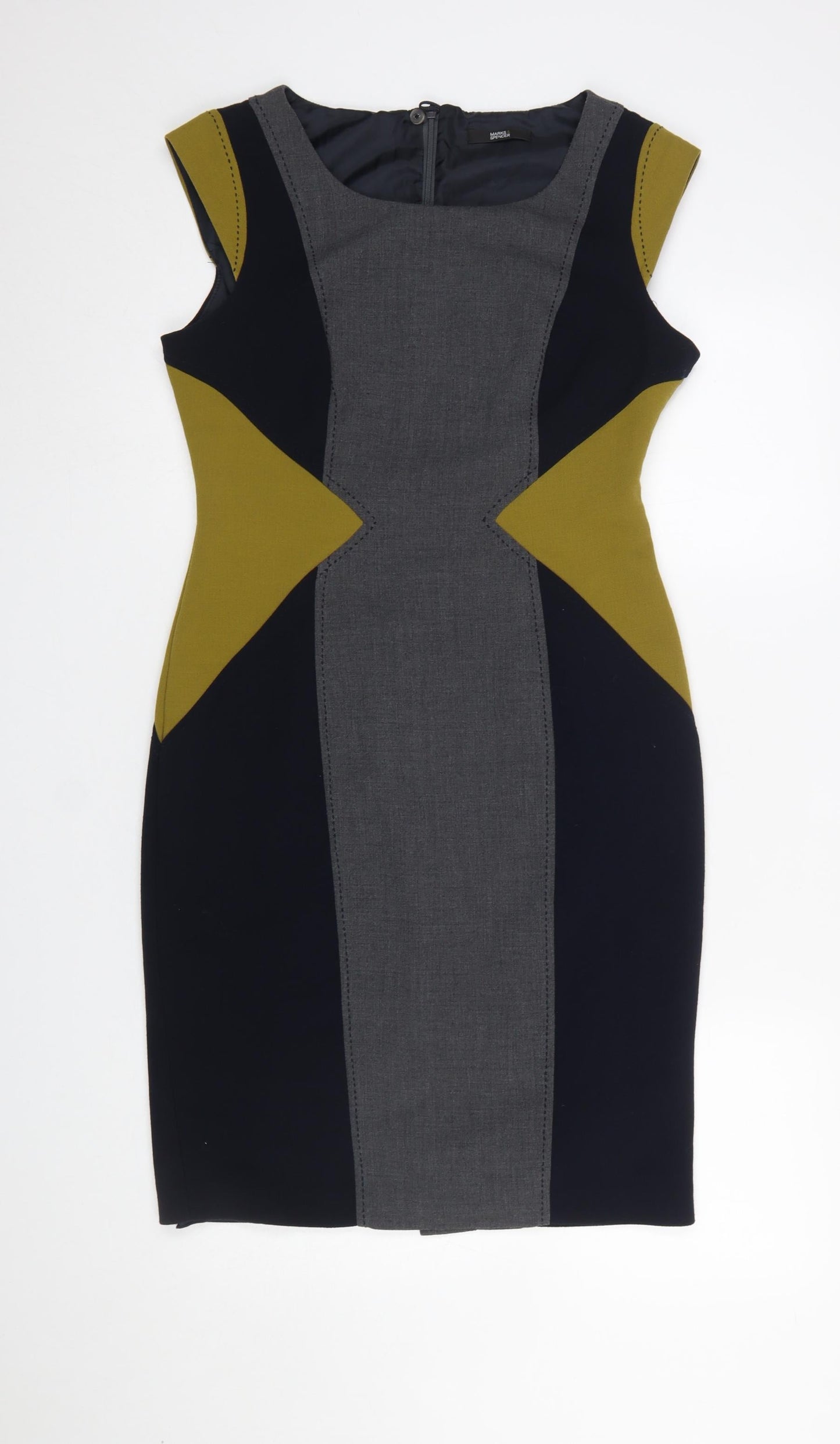 Marks and Spencer Women's Multicoloured Sheath Dress Size 12
