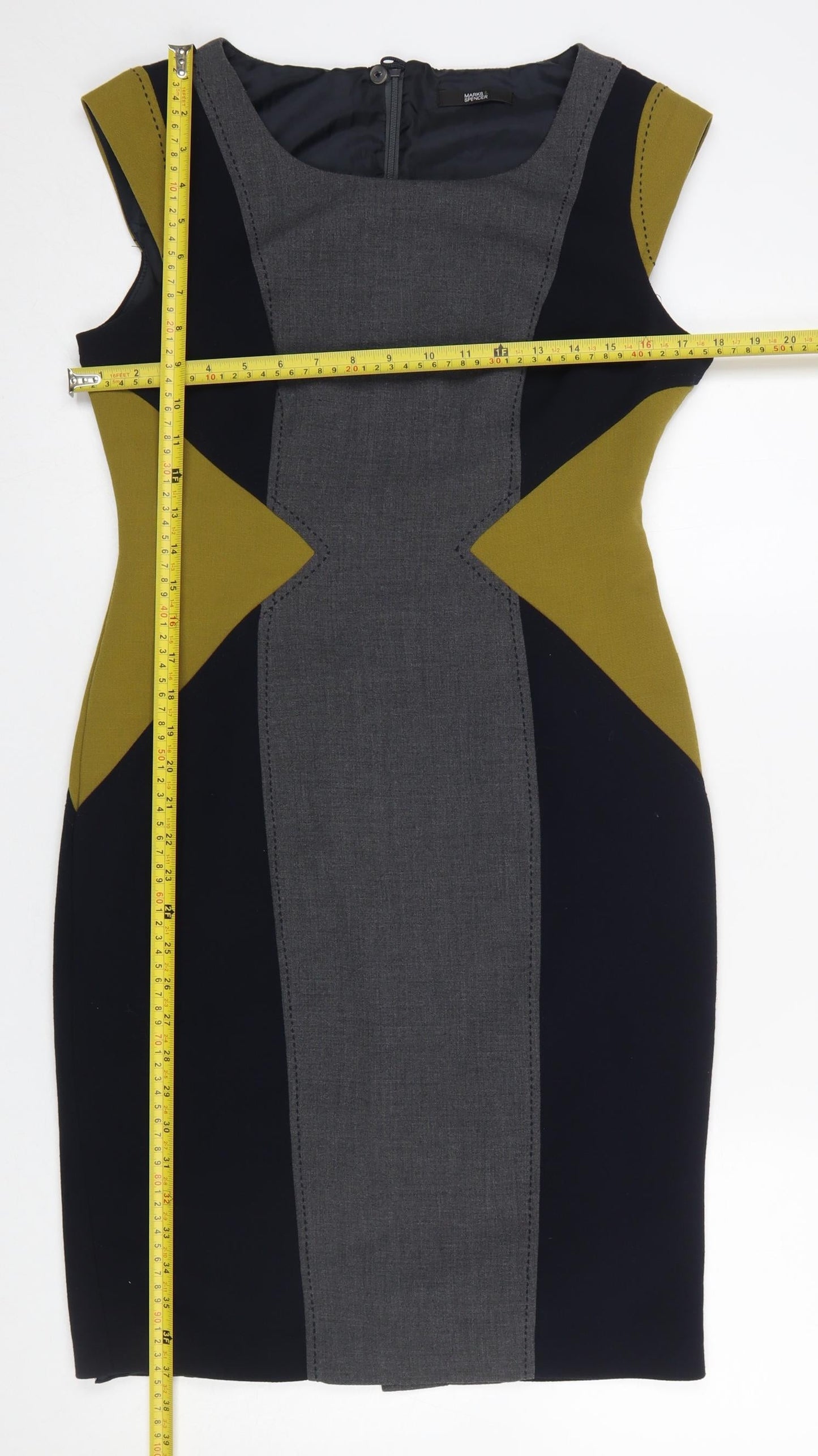 Marks and Spencer Women's Multicoloured Sheath Dress Size 12