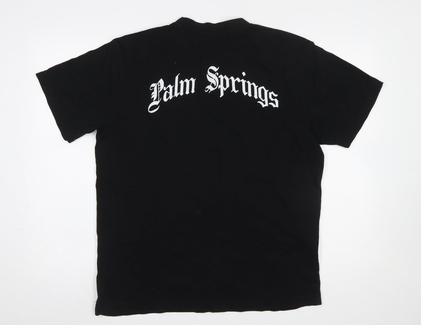 Anthem Men's Black Palm Springs Teddy Graphic Organic Cotton T-Shirt L