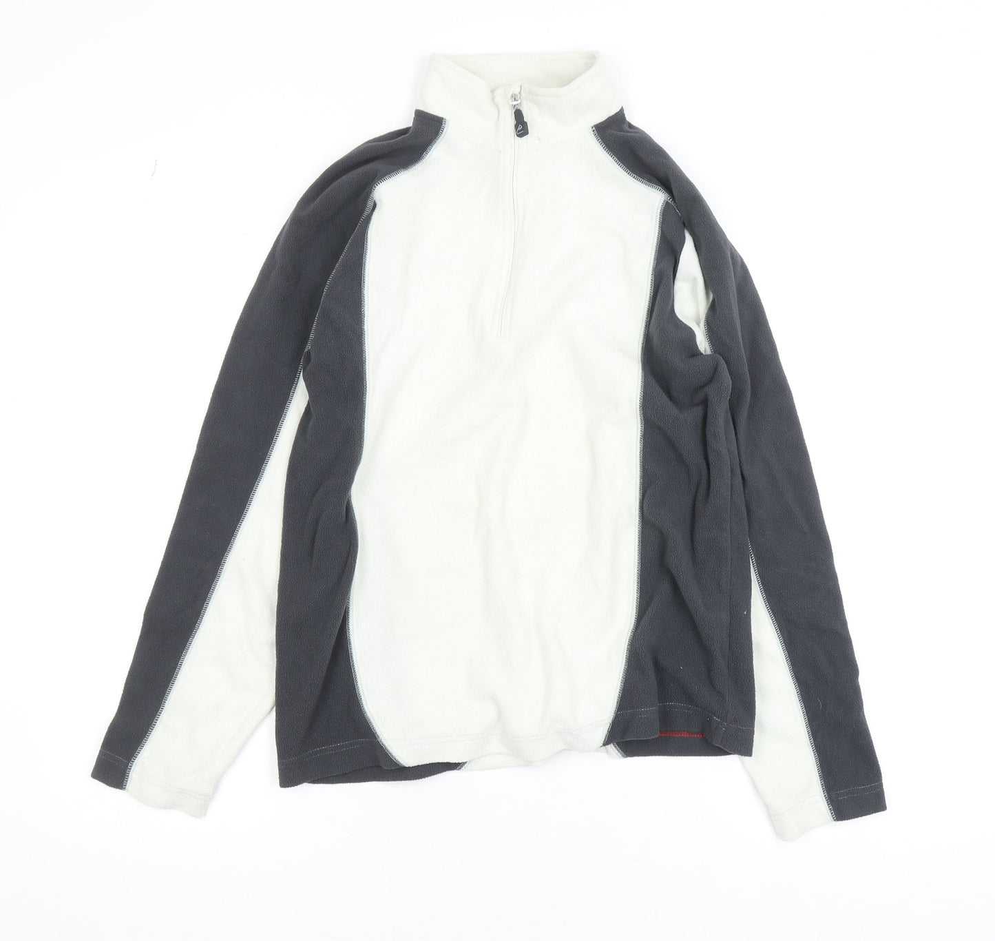 Elevation Snow Women’s Black & White Fleece Pullover Sweatshirt S