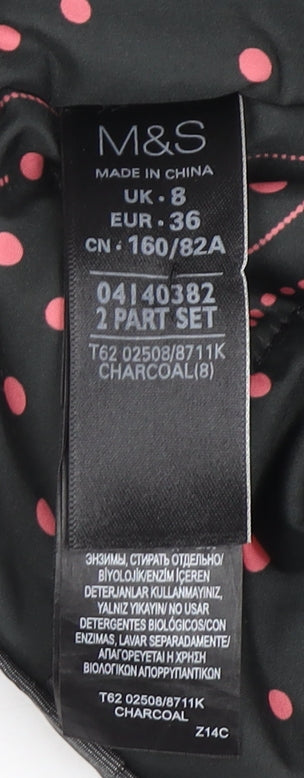 Marks and Spencer Women’s Grey Hooded Parka Coat Size 8