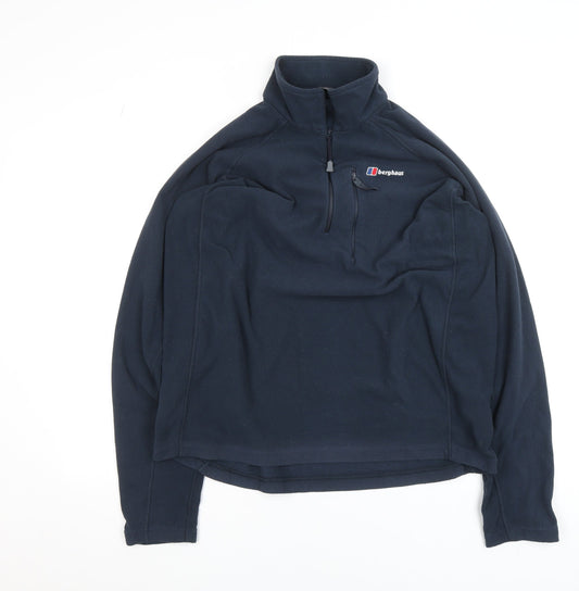 Berghaus Men's Blue XL 1/4 Zip Fleece Pullover Sweatshirt