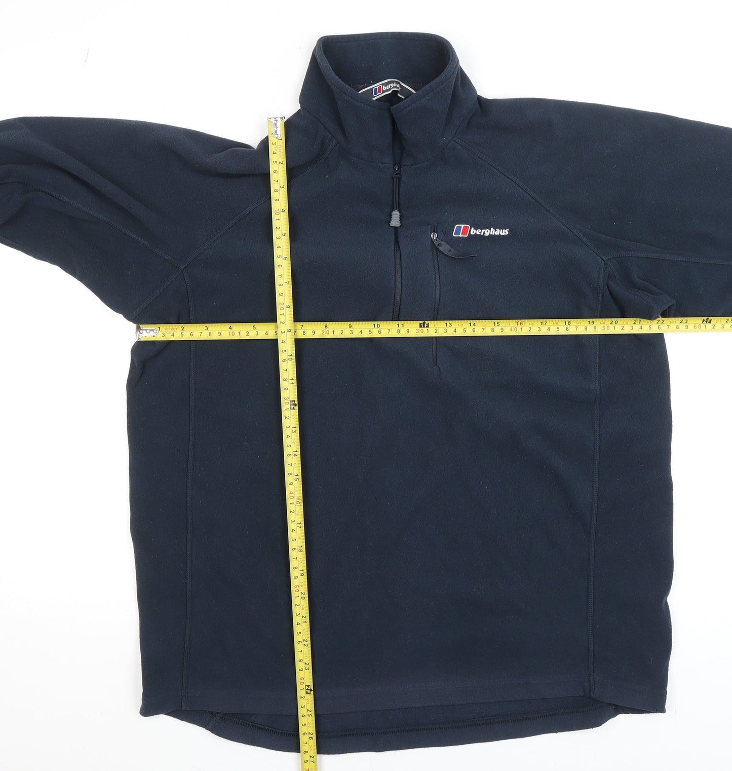 Berghaus Men's Blue XL 1/4 Zip Fleece Pullover Sweatshirt