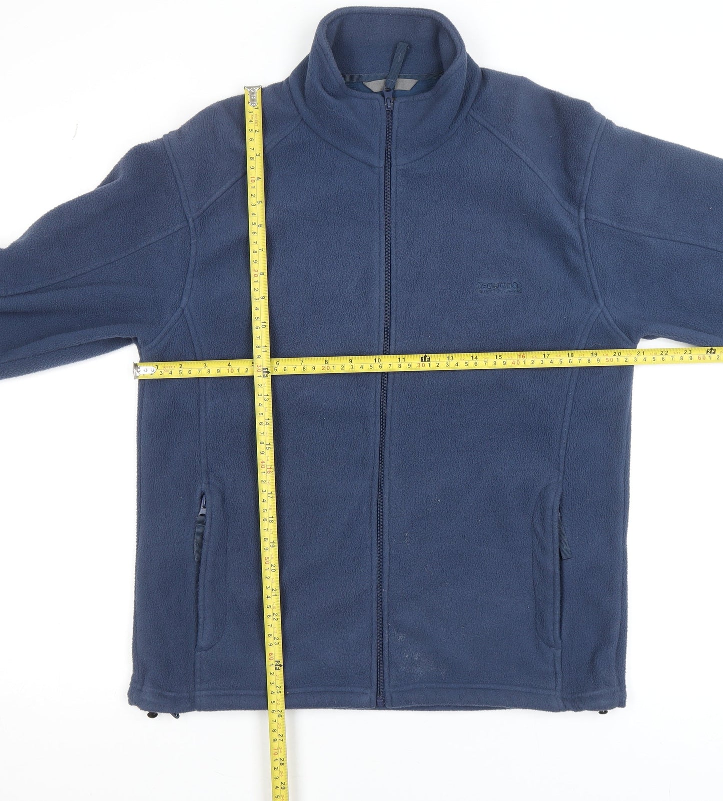 Regatta Men's Blue Full Zip Fleece Sweatshirt Size S