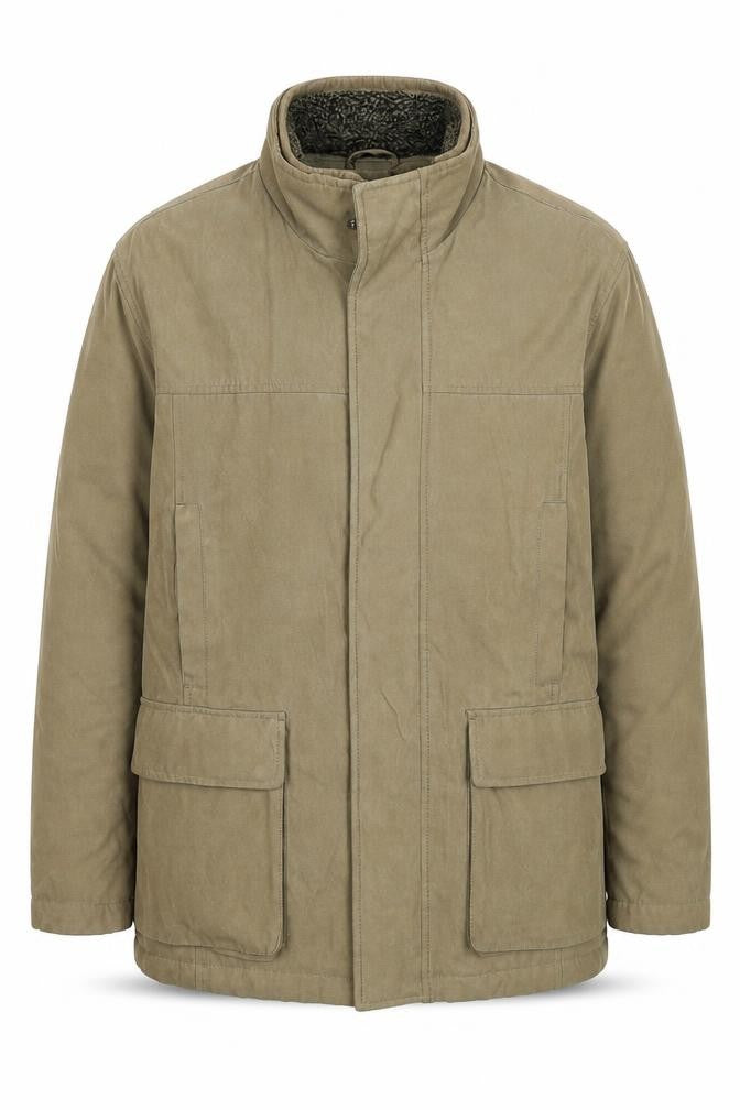 Lakeland Men's Brown M 40 Regular Fit Lined Parka Jacket