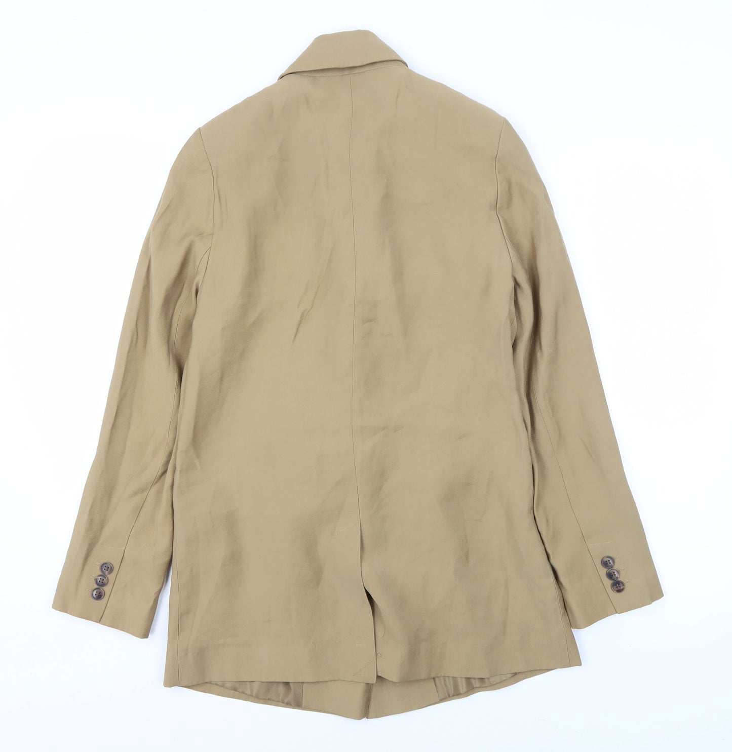 F&F Womens Beige Classic Single-Breasted Blazer UK 8