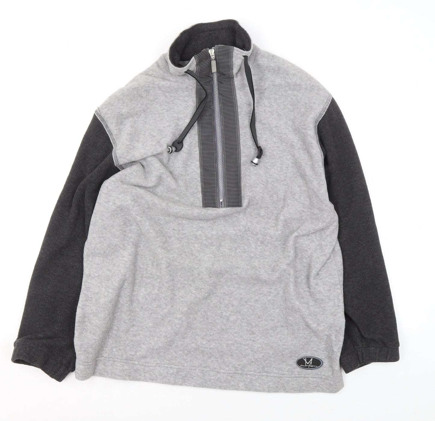 Made For Motion Men's Grey Fleece 1/4 Zip Sweatshirt Size M