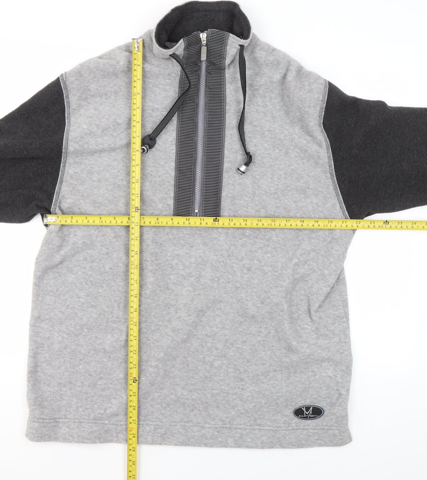 Made For Motion Men's Grey Fleece 1/4 Zip Sweatshirt Size M