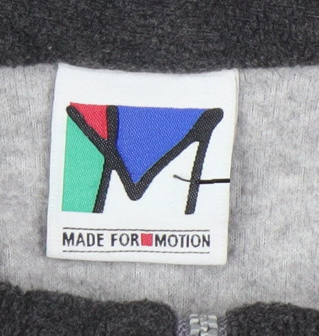 Made For Motion Men's Grey Fleece 1/4 Zip Sweatshirt Size M