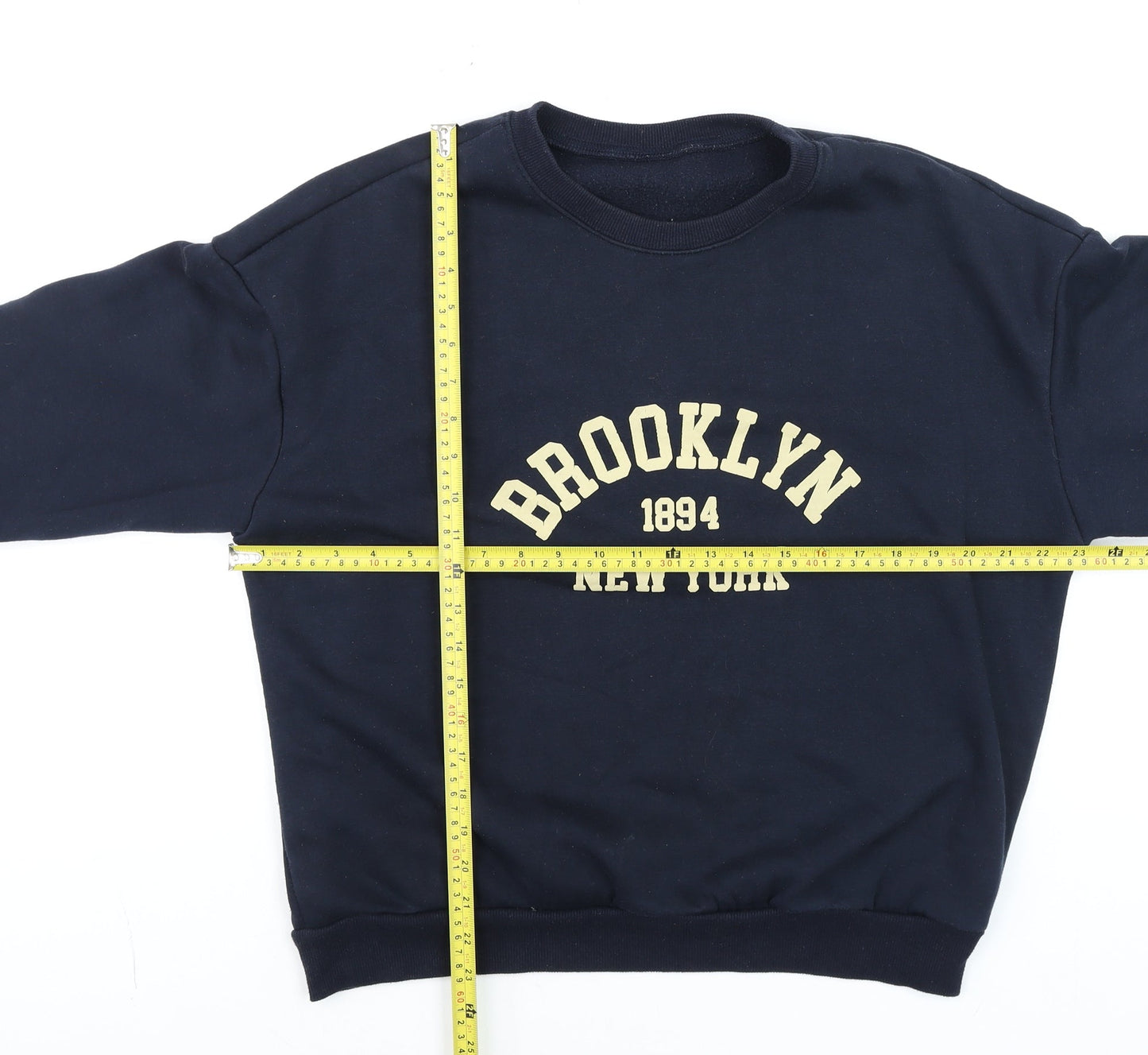 Dazy Women's Black Brooklyn New York Pullover Sweatshirt Size M