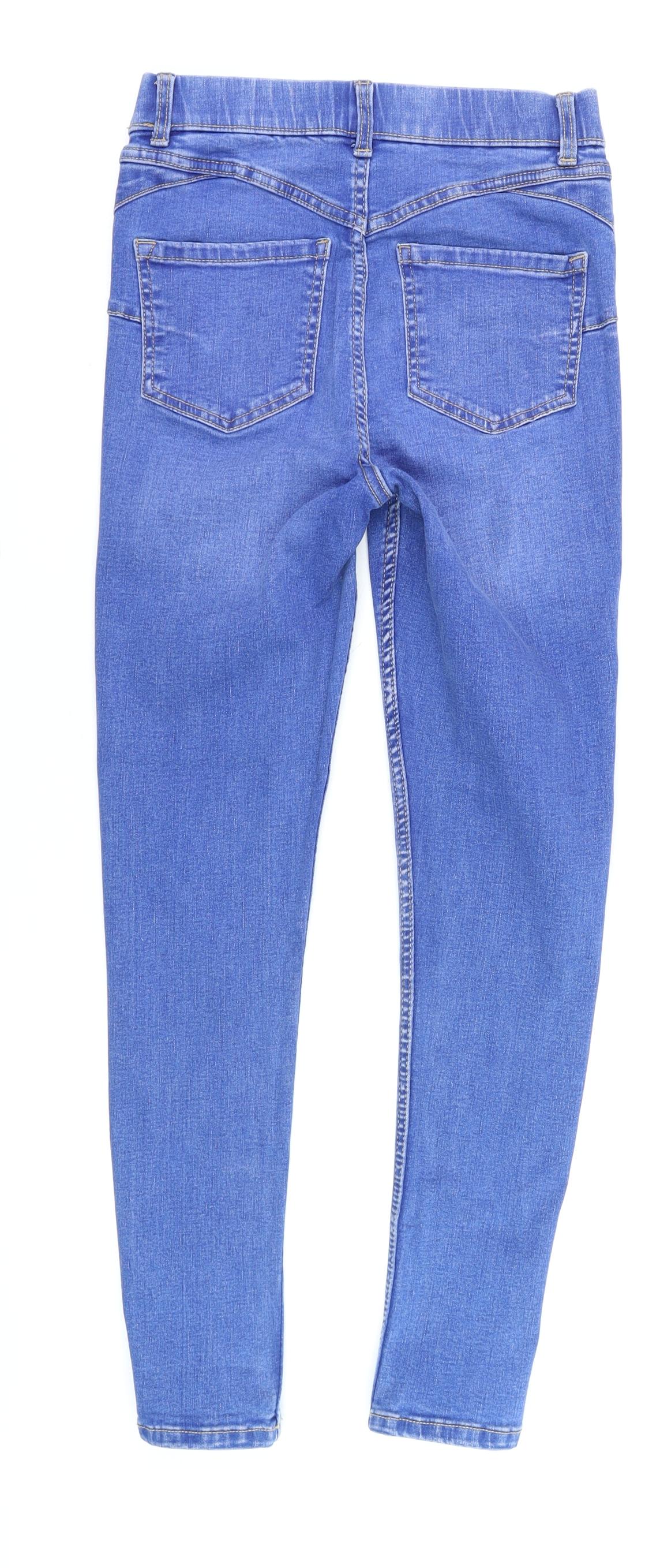 New Look Women's Blue Skinny Denim Jeans Size 6 Slim Fit