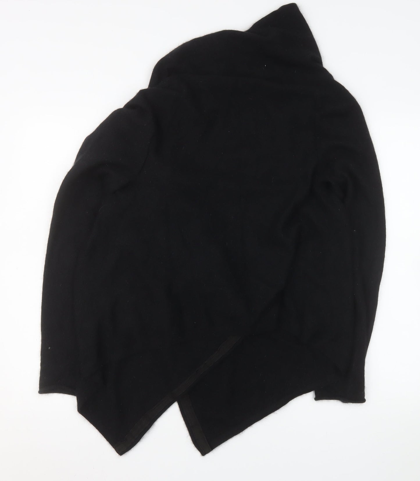 James Lakeland Women’s Black Angora Knit Open Cardigan L