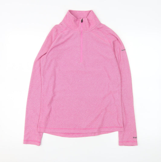 Trespass Women's Pink XS 1/2 Zip Pullover Sweatshirt Fleece