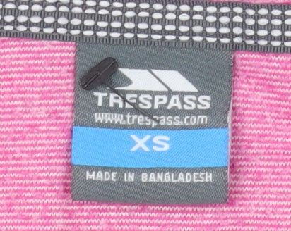Trespass Women's Pink XS 1/2 Zip Pullover Sweatshirt Fleece