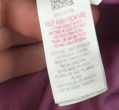 Berghaus Girls Blue Hooded Puffer Jacket 7-8 Years Lightweight Winter Coat