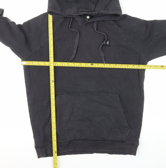 Under Armour Men’s Black Pullover Hoodie Small Regular Fit Fleece