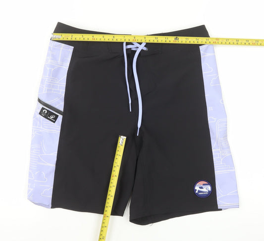 Decathlon Men’s Black Athletic Quick Dry Paris 2024 Shorts Size S