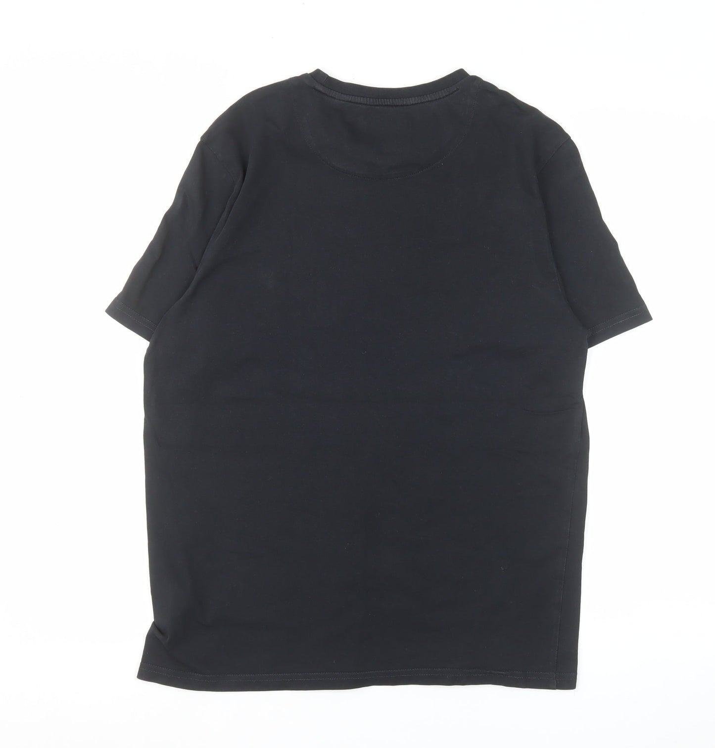 Lyle & Scott Men's Black Cotton Crew Neck T-Shirt Size M