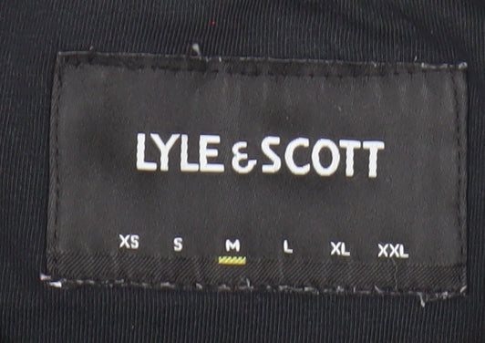 Lyle & Scott Men's Black Cotton Crew Neck T-Shirt Size M