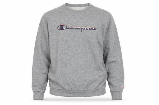 Champion Boys Grey 2XL Pullover Crew Neck Fleece Sweatshirt