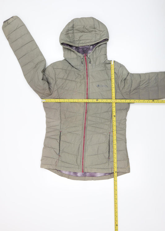 Mountain Warehouse Womens Green Hooded Puffer Jacket Size 10