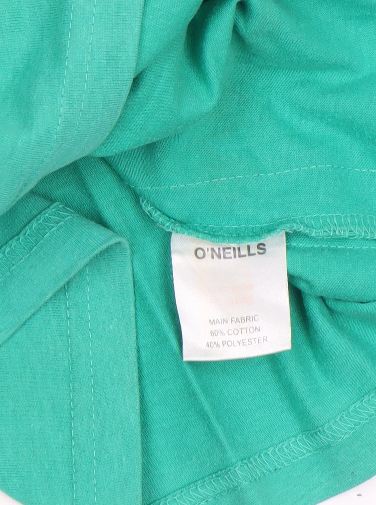 O'Neills Men's Green Funny Graphic Cotton Blend T-Shirt Size M