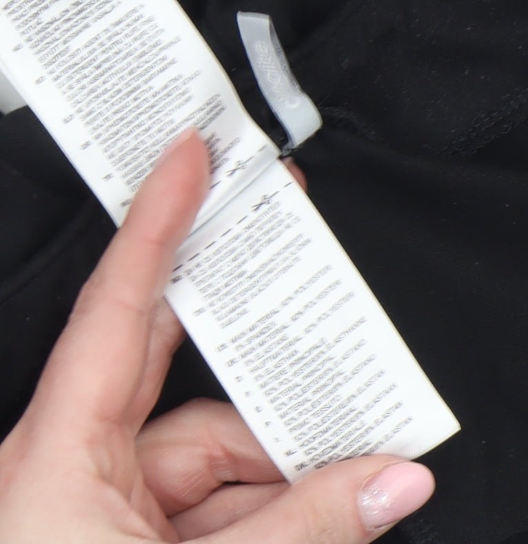 Adidas Womens Black XS Climalite Athletic Shorts with Pink Stripes