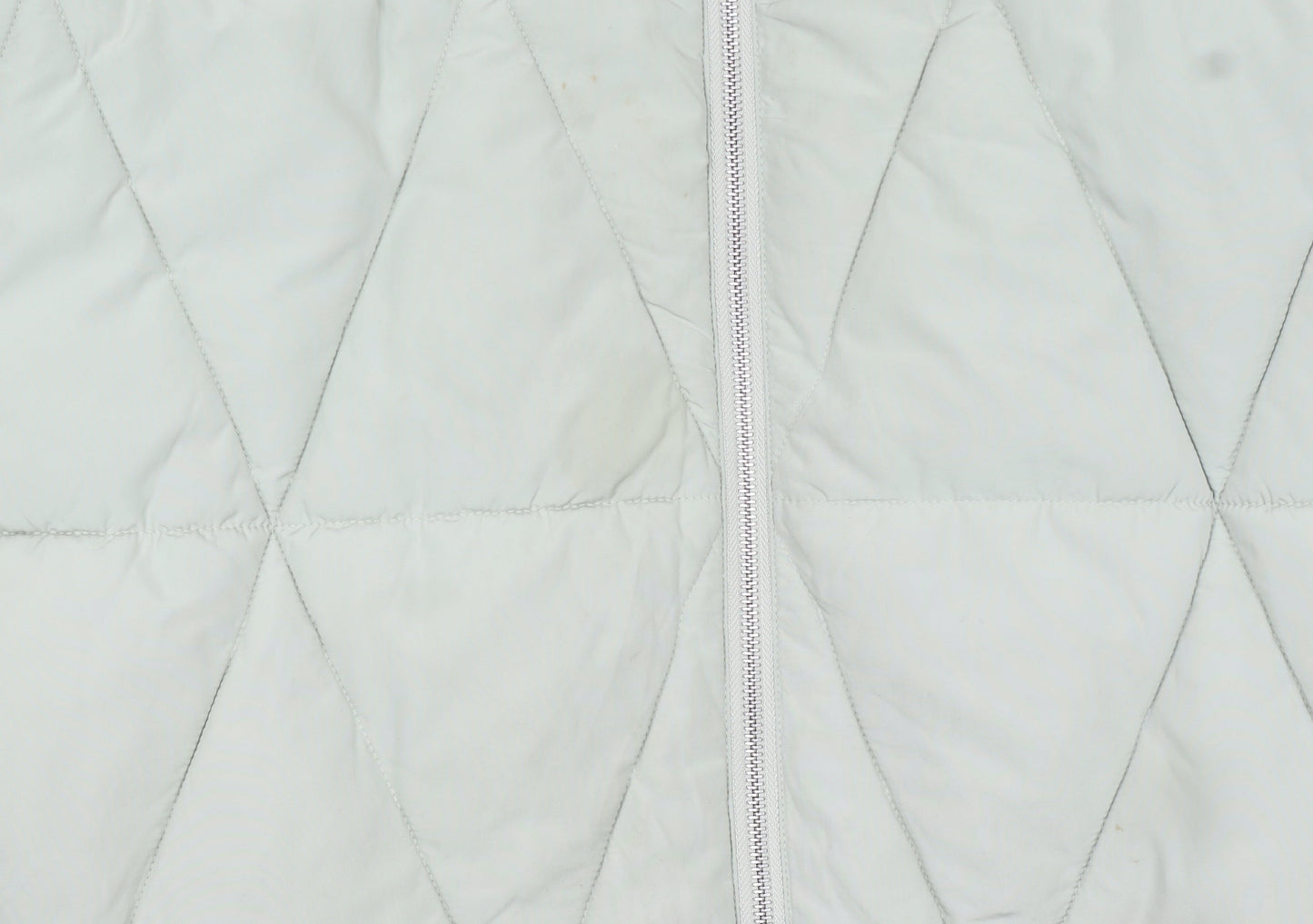 STR Women Green Quilted Puffer Coat Hooded Size S