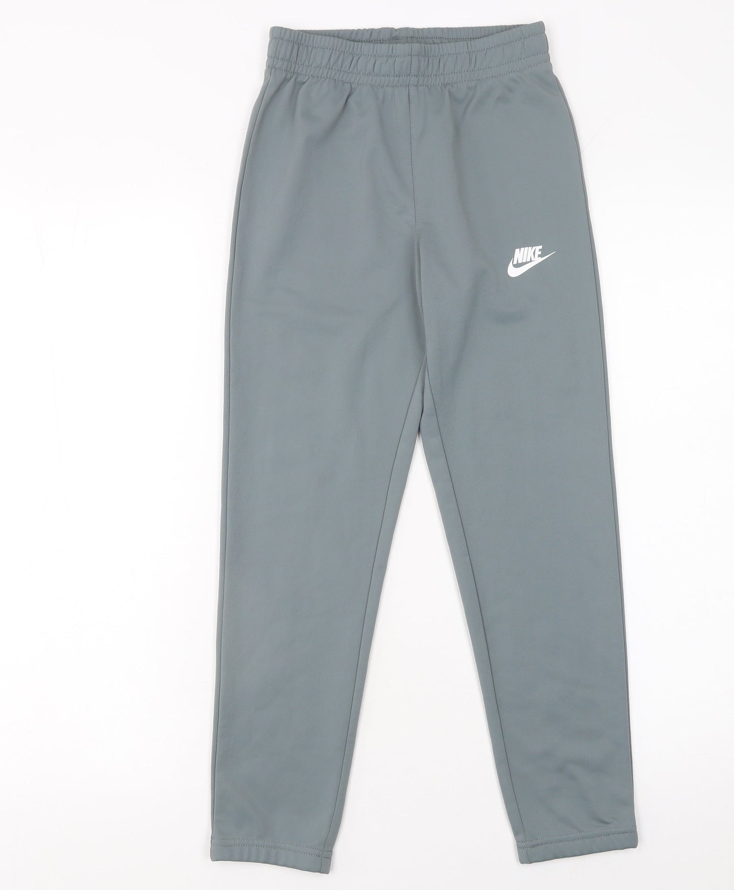 Nike Boys Grey Jogger Trousers Size S 128-137cm Polyester Activewear