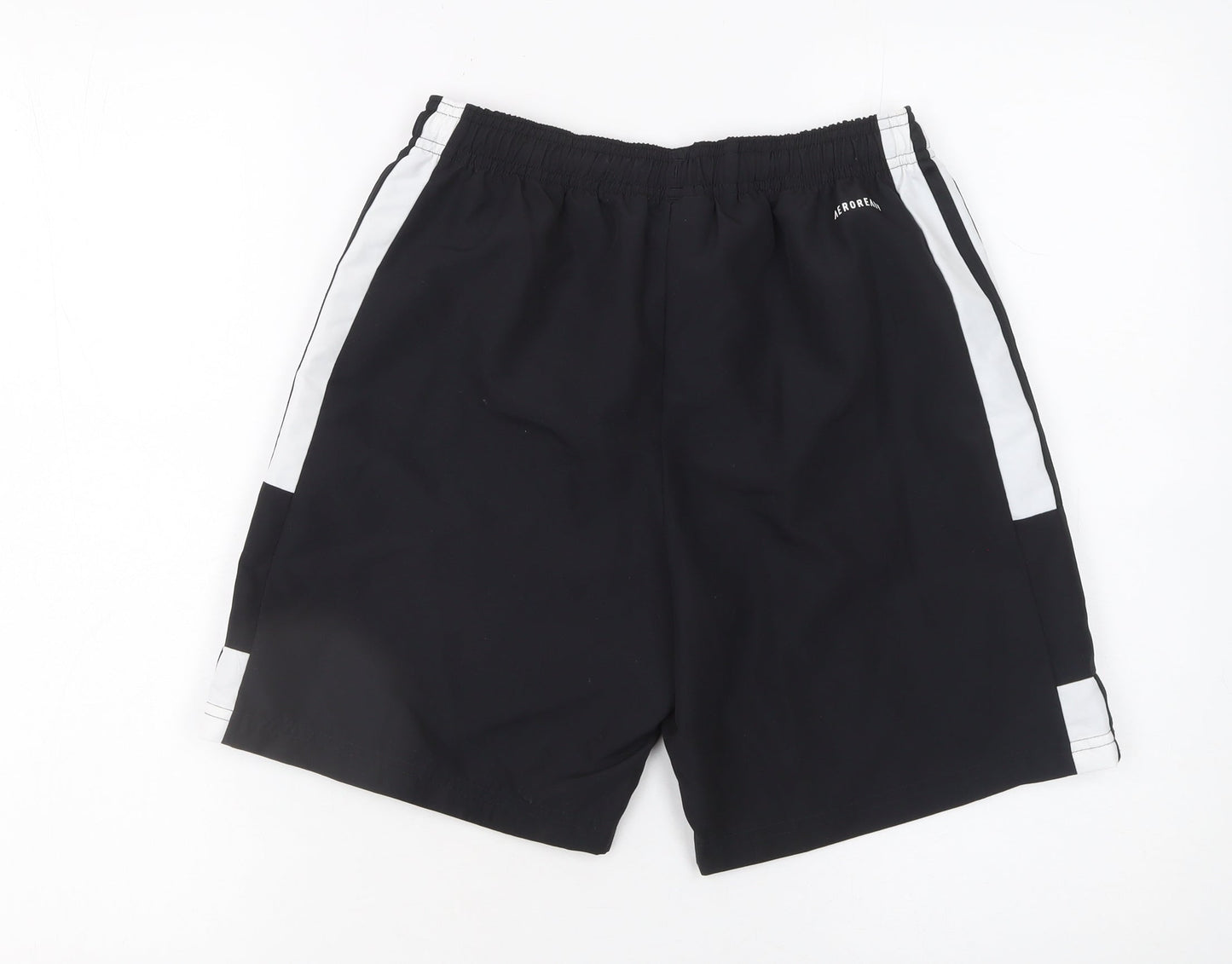 Adidas Boys Black 13-14 Years Athletic Football Training Shorts