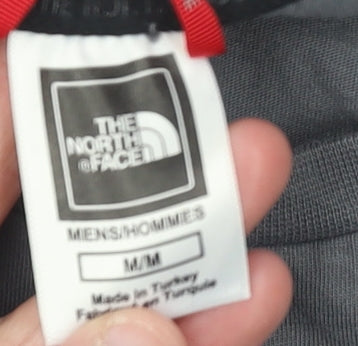 The North Face Men's Grey Cotton Crew Neck Short Sleeve T-Shirt M