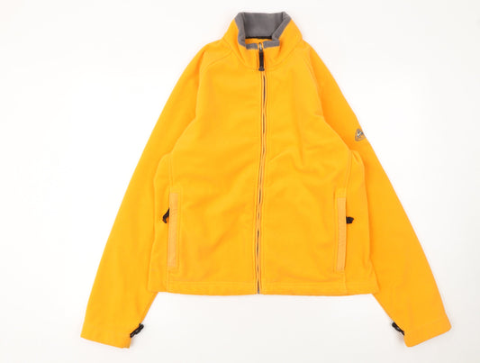 Nike ACG Women Yellow Therma-Fit Fleece Jacket L Outdoor Thermal