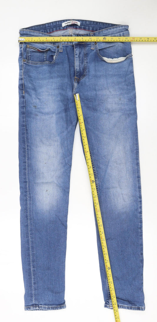 Tommy Jeans Men's Blue Slim Fit Denim Jeans Size 30W 32L