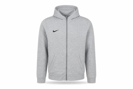 Nike Boys Grey Full Zip Hoodie L - Casual Fleece Sportswear