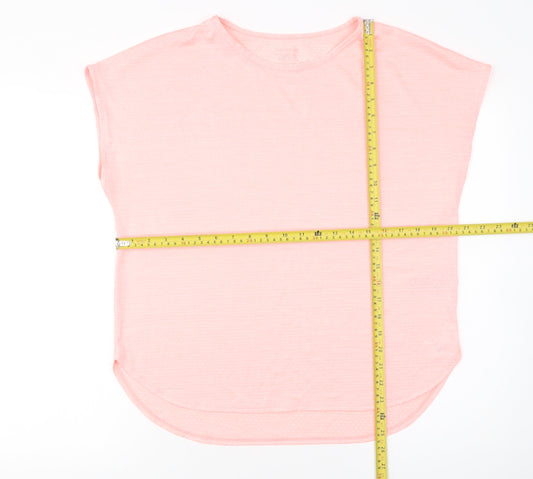 St. Bernard for Dunnes Stores Women's Pink Mesh Active T-Shirt Size 12