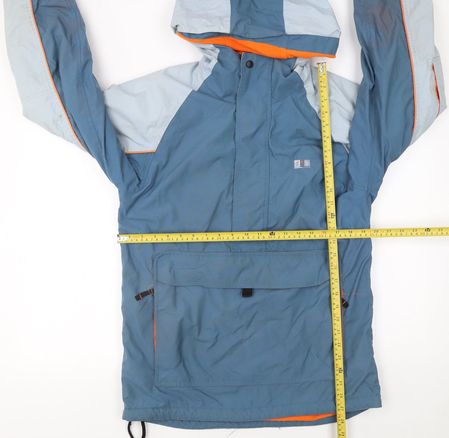 Dare 2b Boys Blue Waterproof Anorak Jacket Size 16 Years Hooded Winter Coat