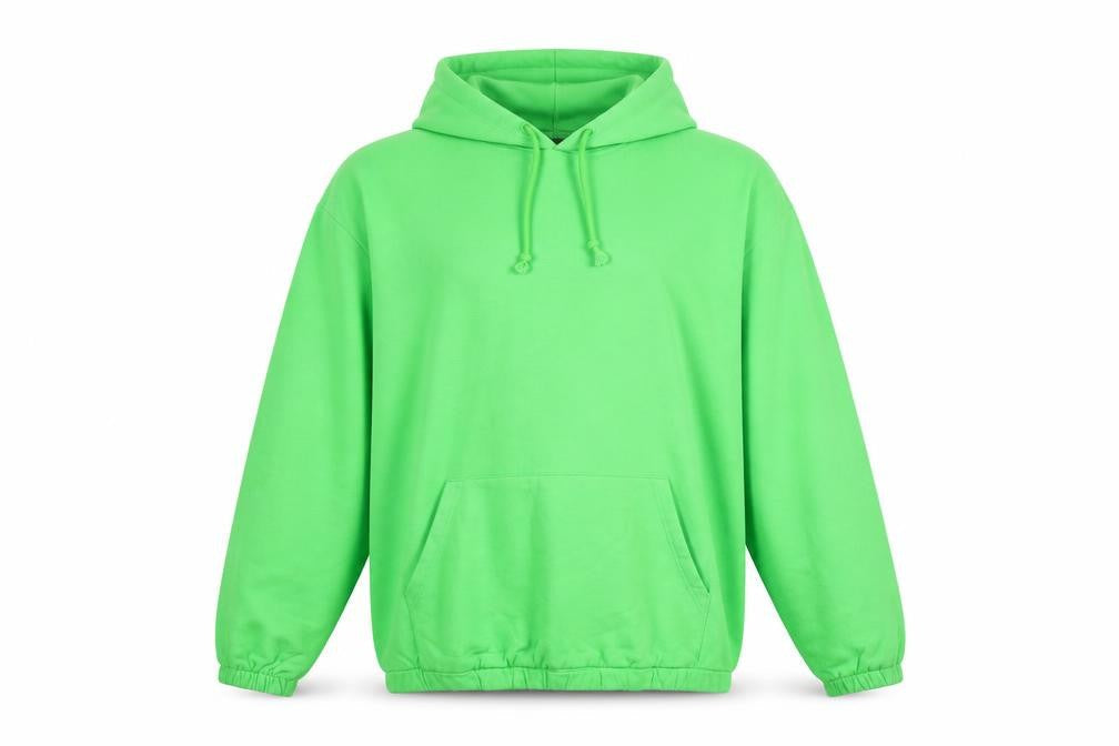 ASOS DESIGN Men's Green Pullover Hoodie Size M Cotton Sweatshirt