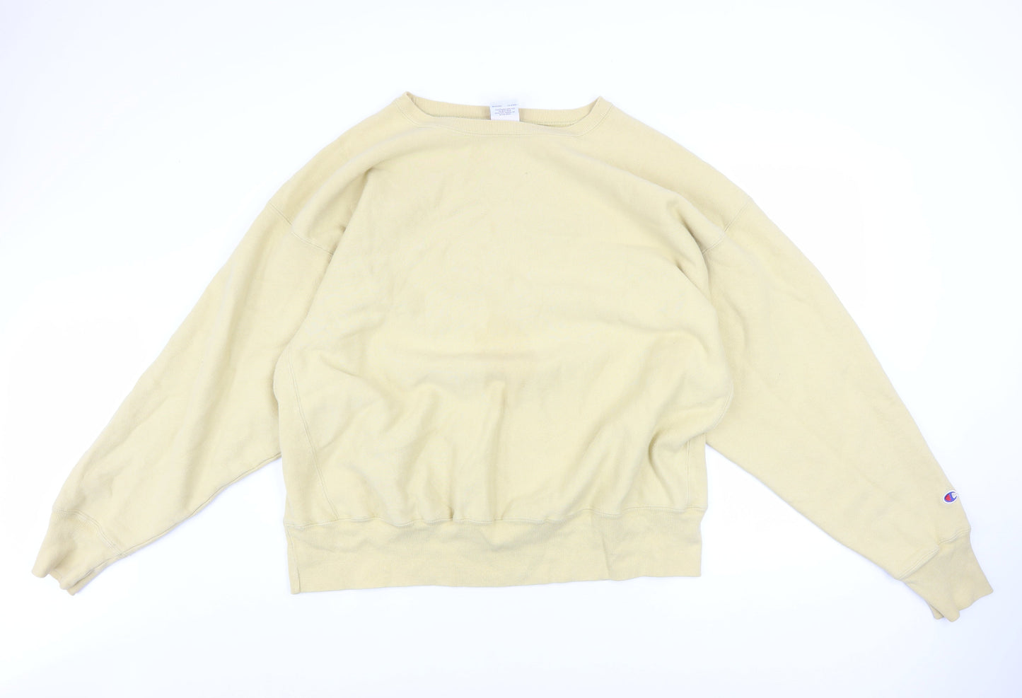 Champion Men's Beige Reverse Weave 2XL Crew Neck Sweatshirt