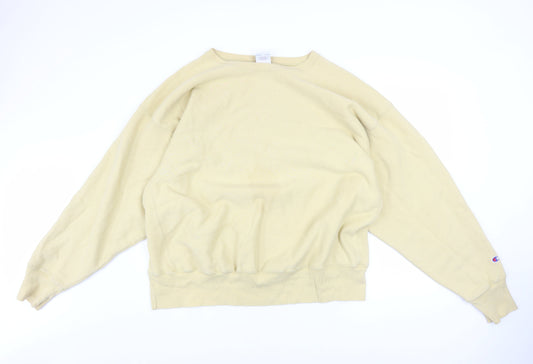 Champion Men's Beige Reverse Weave 2XL Crew Neck Sweatshirt